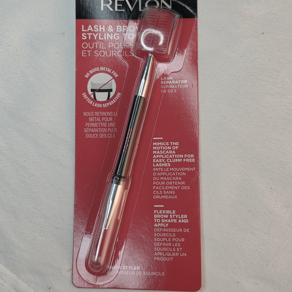 Revlon Lash & Brow Styling Tool - Black and Silver